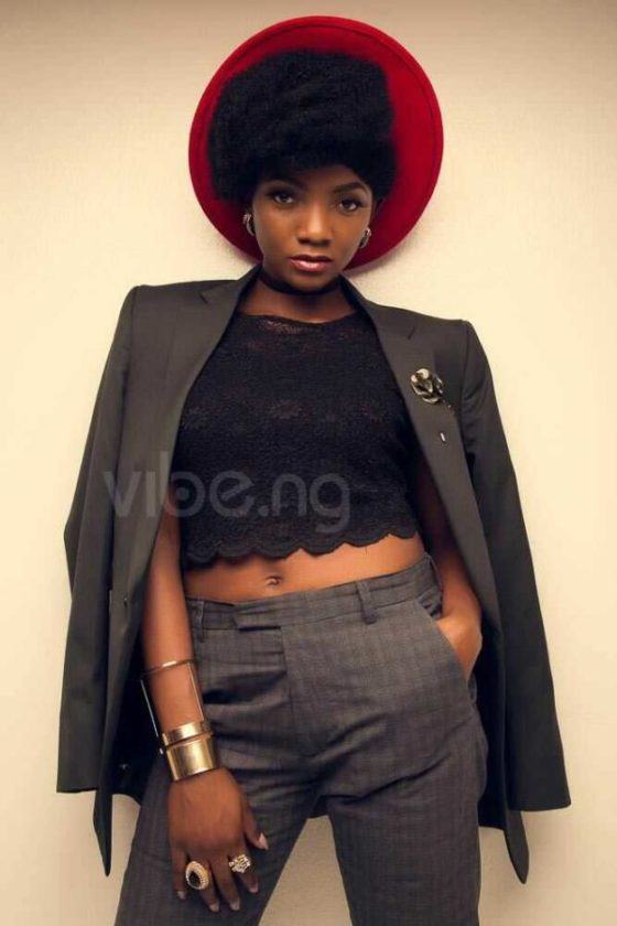 Simi stuns on the January cover of vibe magazine