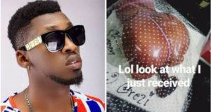 See the shocking birthday cake Orezi received from a fan