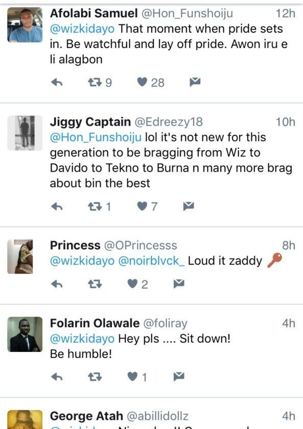 "Nobody Can Equal Me" - Wizkid Brags