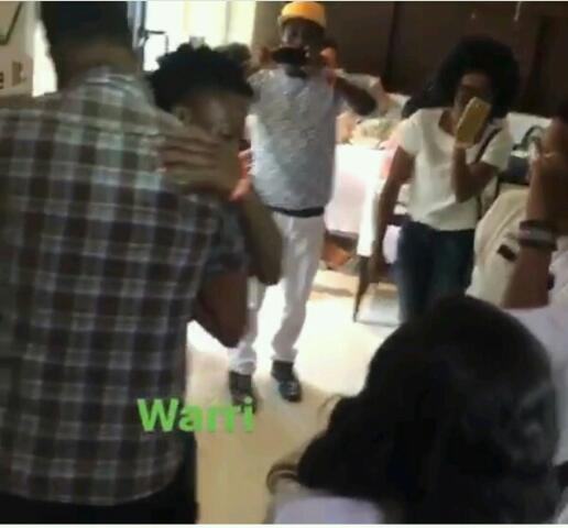 #BBNaija Efe reunites with ex-housemates in Lagos