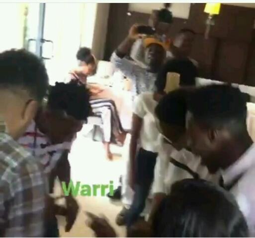 #BBNaija Efe reunites with ex-housemates in Lagos