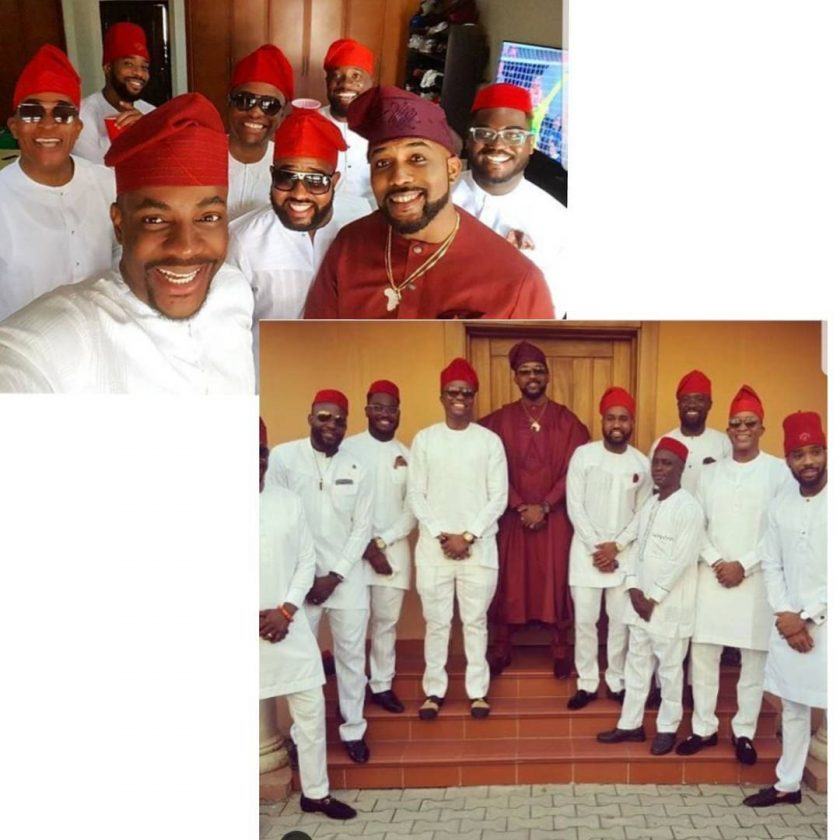 BankyW & Adesua Etomi engagement