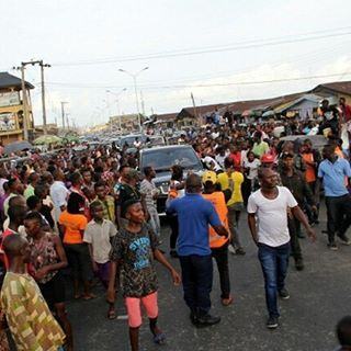 See As Massive Crowd Troop Out To Welcome Their Hero Efe In Warri