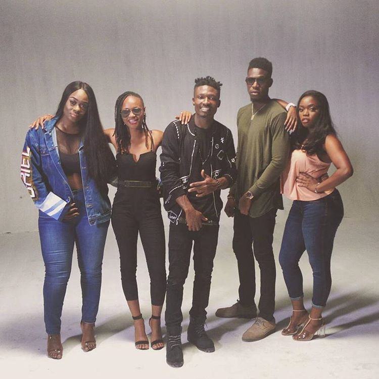 Ex BBNaija housemates turn up for Efe’s video shoot