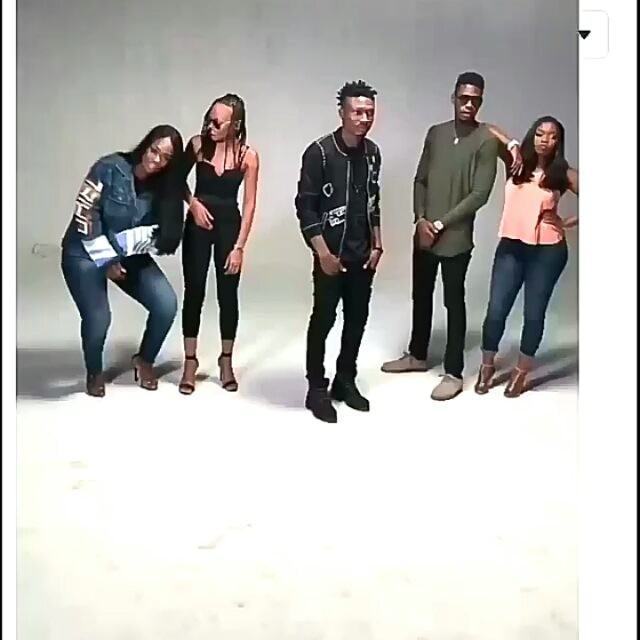 Ex BBNaija housemates turn up for Efe’s video shoot