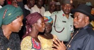 Jonathan Meets with Chibok Girls Parents