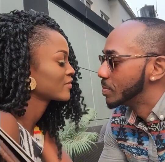 Eva Alordiah and Caesar