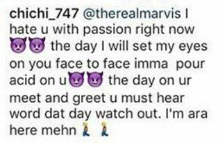 Marvis Receives Death Threats After Failing to Promote Efe's New Single