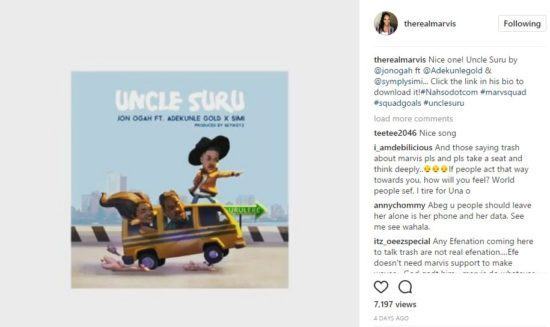 Marvis Receives Death Threats After Failing to Promote Efe's New Single