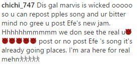 Marvis Receives Death Threats After Failing to Promote Efe's New Single