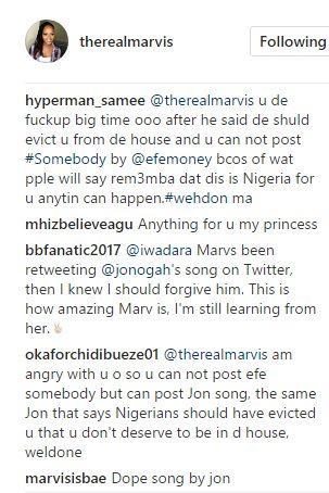 Marvis Receives Death Threats After Failing to Promote Efe's New Single