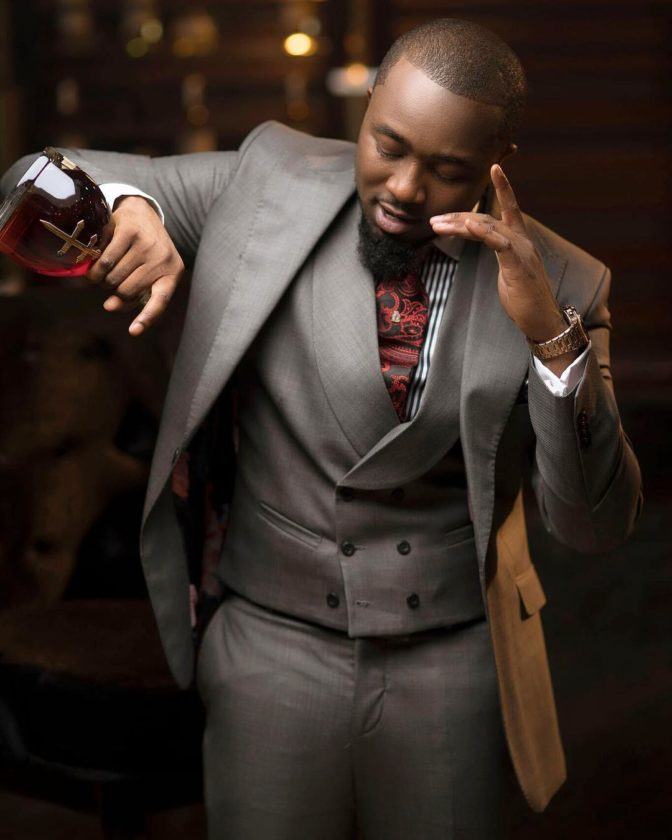 Rapper Ice Prince looking dapper