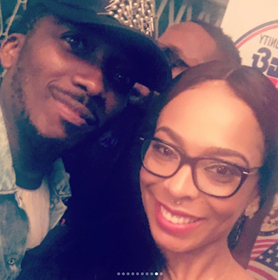 EX BBN housemate, Tboss pictured with Bisola, Omotola, Stephanie Linus, Bovi, Iyanya and Falz at the US consulate