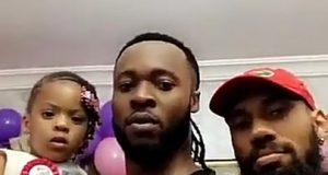 Phyno and Flavour at Anna Banner's daughter's birthday party