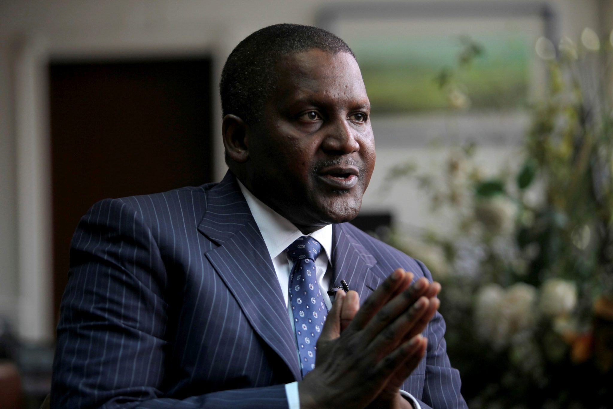 Founder and Chief Executive of the Dangote Group, Aliko Dangote 