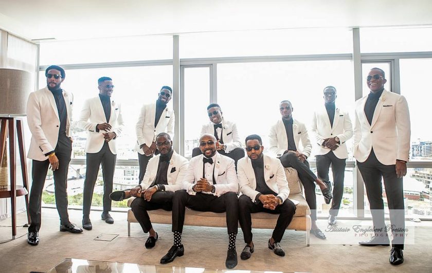 #BAAD2017 Banky W and groomsmen