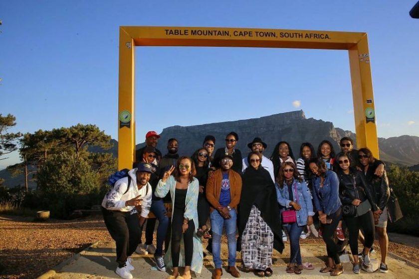 #BAAD2017 crew visit Table Mountain Capetown NaijaVibe
