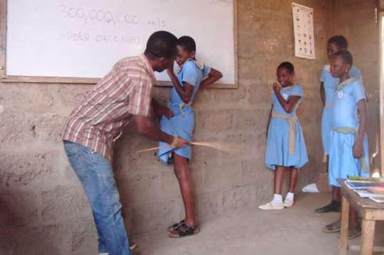 How much longer should children tolerate being caned at school?