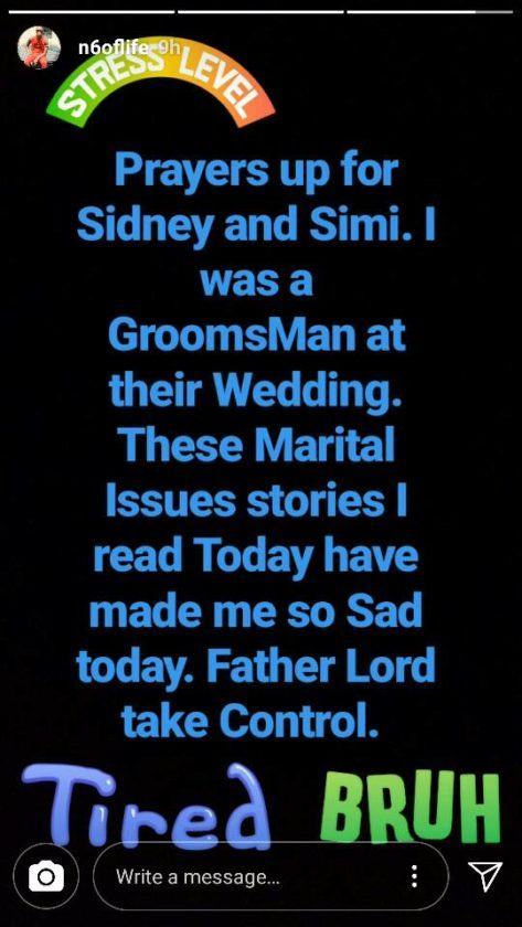 N6 reacts to Simi and Dr SID's marital crisis