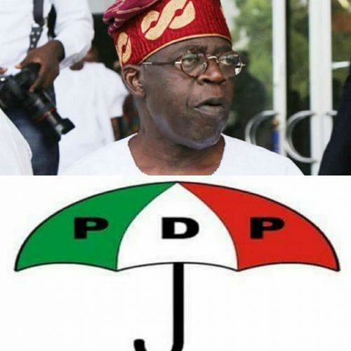 Tinubu and PDP