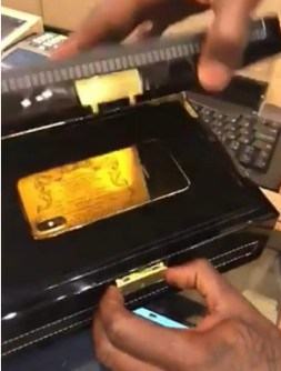 Hushpuppi Gold iPhone