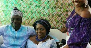 Simi is the bridesmaid as her mum remarries