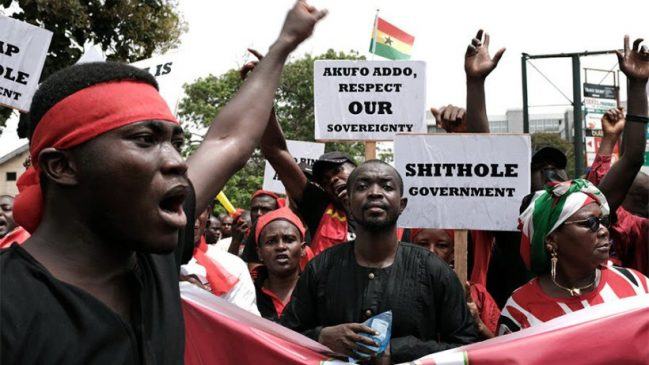 ghana protest