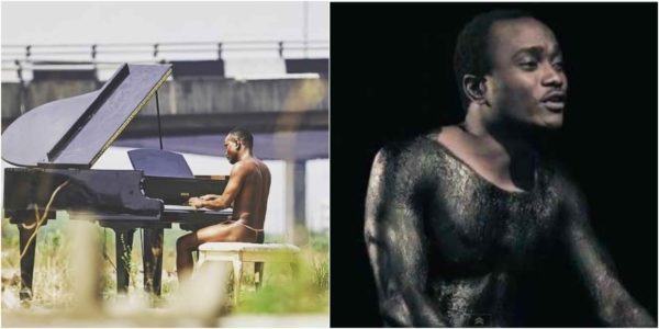 singer brymo rocks g string while playing the piano in public lailasnews 3