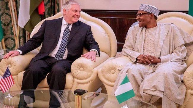 tillerson and buhari