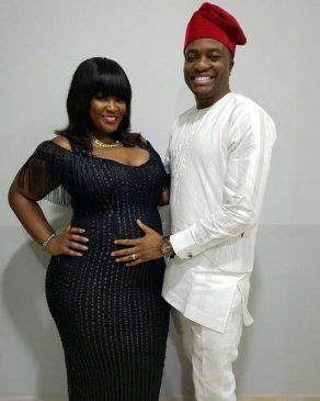 Toolz and hubby Captain Tunde Demuren