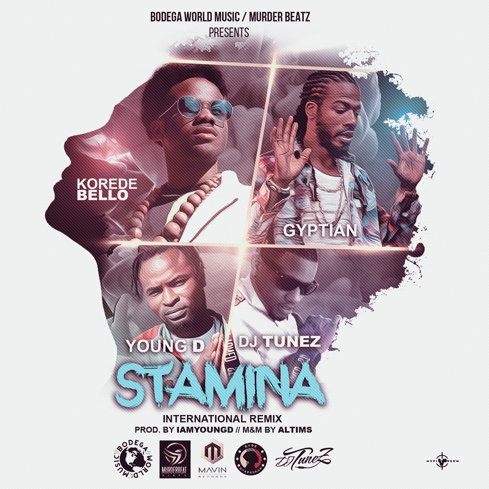 Korede Bello, Gyptian, Young D & DJ Tunez – Stamina (International Version) [ViDeo]