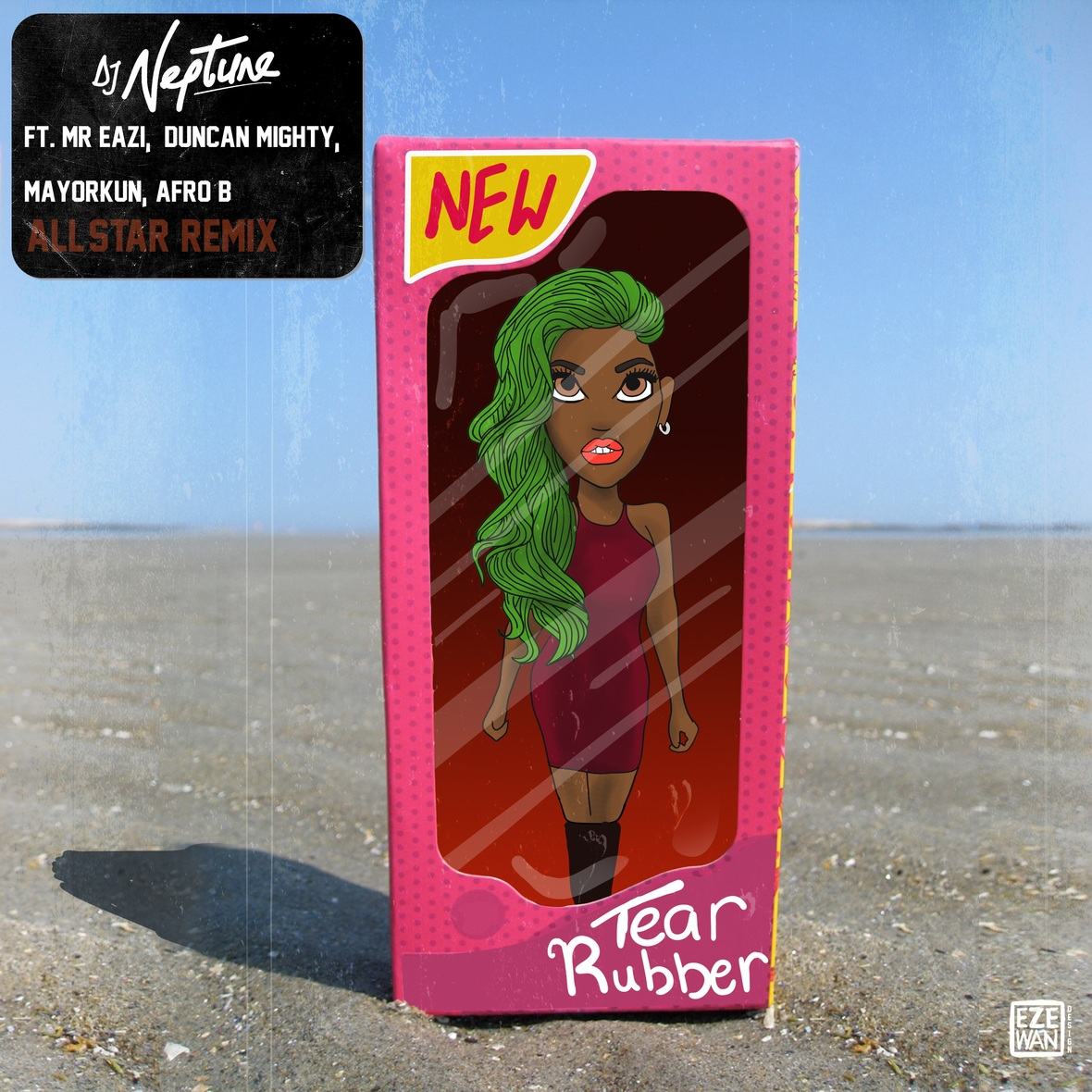 DJ Neptune – Tear Rubber (All Star Remix) ft Mayorkun, Mr Eazi, Duncan Mighty & Afro B [AuDio]