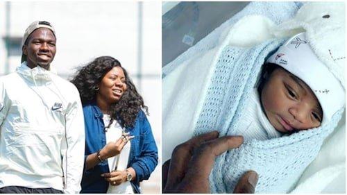 I have two babes now - Kenneth Omeruo welcomes first child with wife in London.