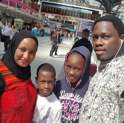 Ali Nuhu and his family