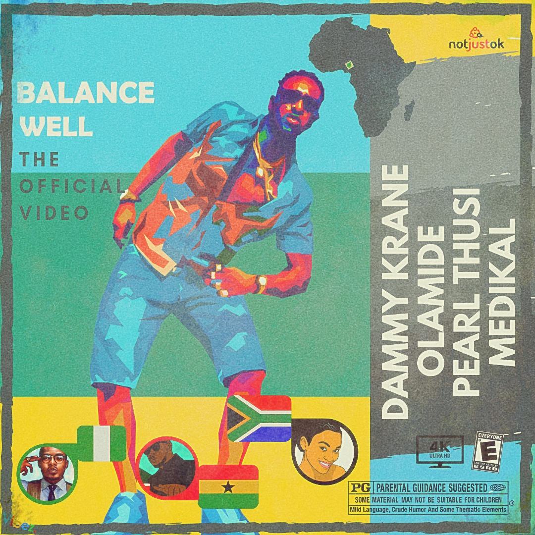 Dammy Krane – Balance Well ft Olamide, Medikal & Pearl Thusi [Video]