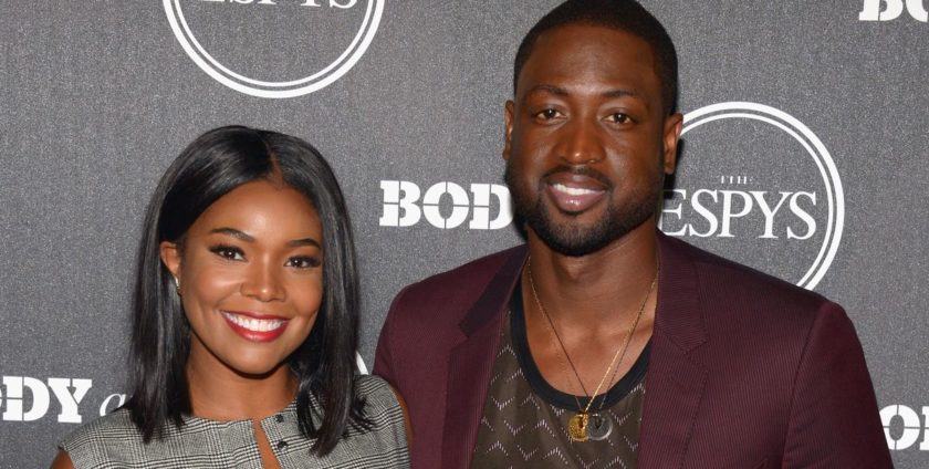 Dwayne Wade and Gabrielle Union