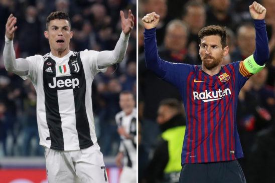 Cristiano Ronaldo and Lionel Messi