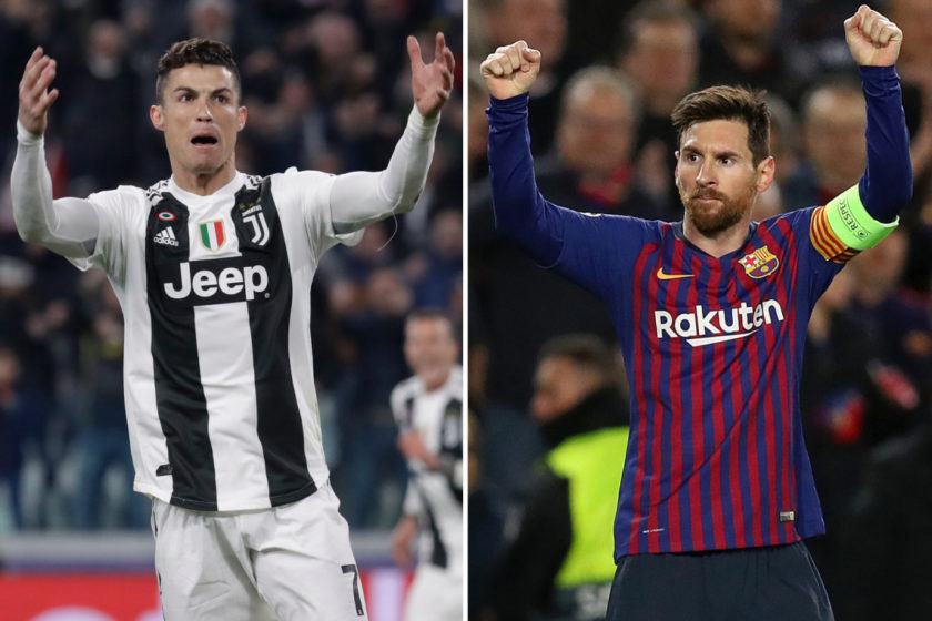 Cristiano Ronaldo and Lionel Messi