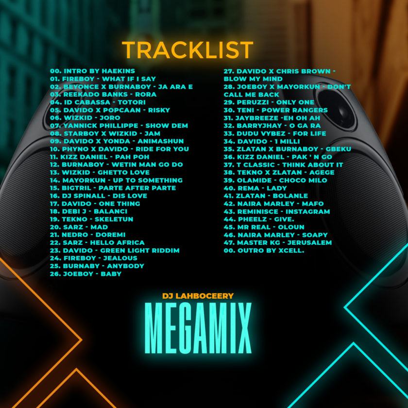 Dj Lahboceery - MegaMix 2019 Tracklist