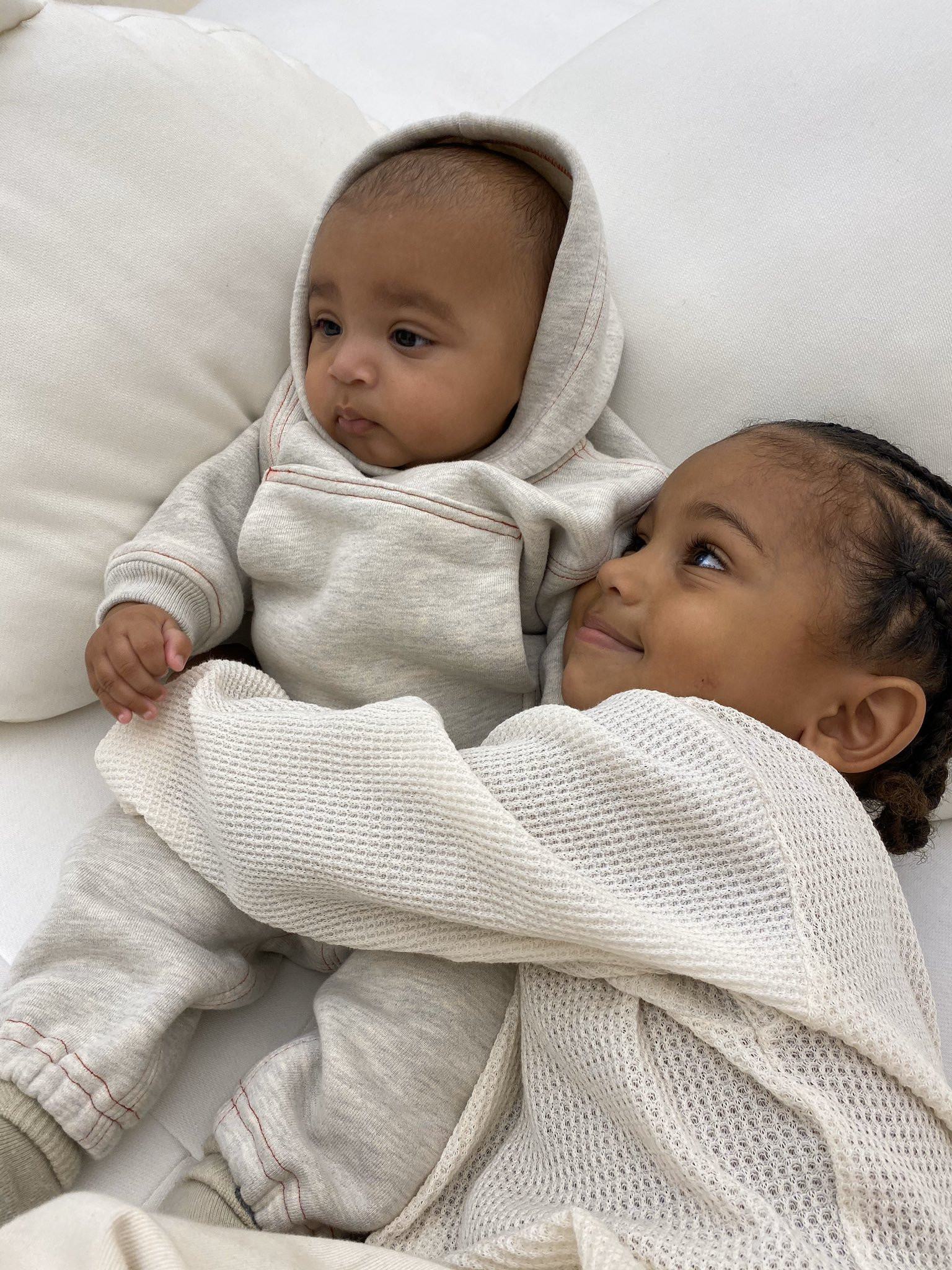 Kim Kardashian Flaunts Adorable Pictures Of Her Sons Saint And Psalm West Naijavibe