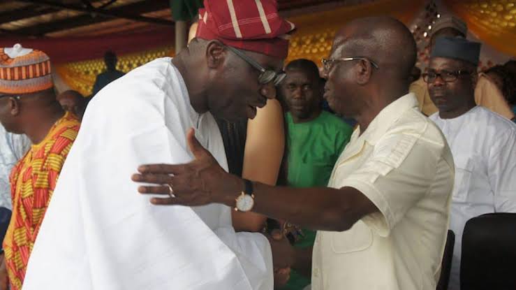 Godwin Obaseki and Adams Oshiomhole