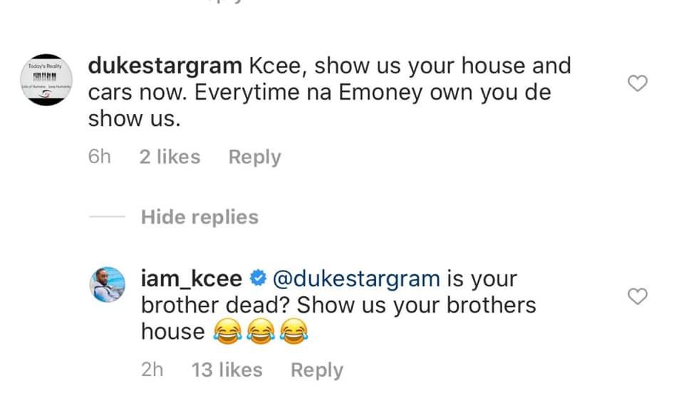 KCEE slams troll on social media