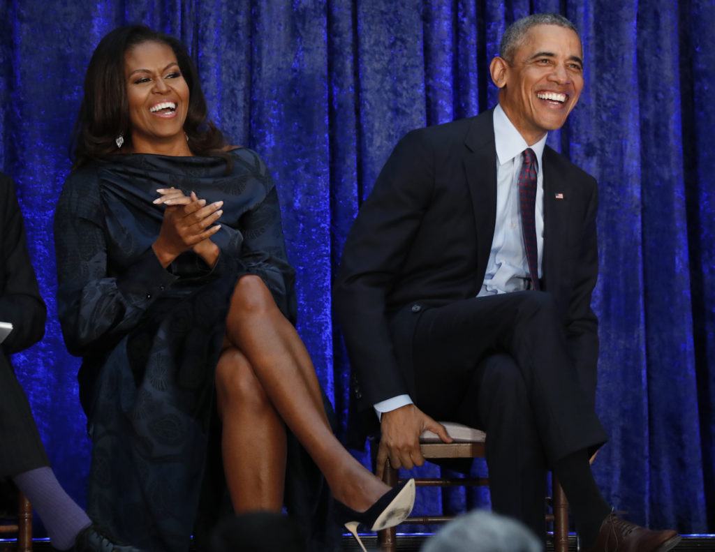 Barack Obama and Michelle Obama