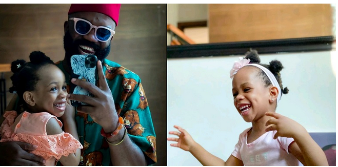 I Will Write A Story On The Love I Have For My Daughter - Noble Igwe 1 Noble Igwe and daughter