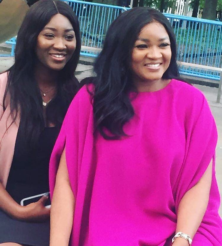 Omotola and daughter