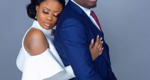 Seilat Adebowale and her husband