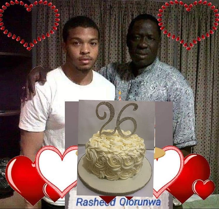 Taiwo Hassan and his son