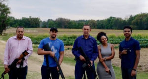 Ben Bruce and his family