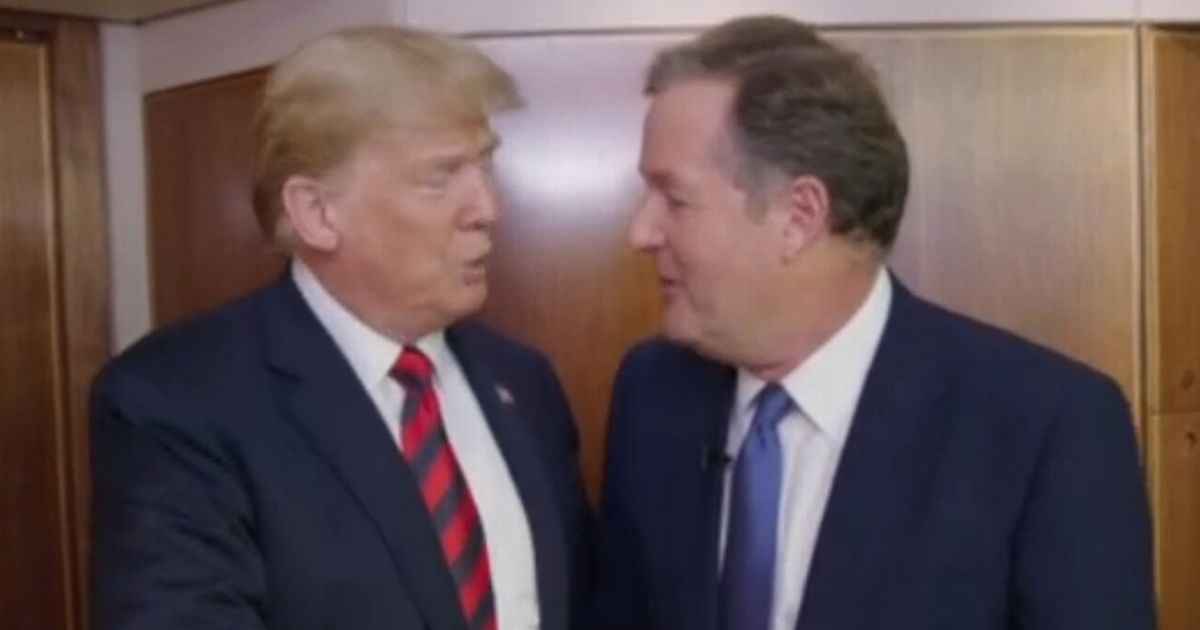 Donald Trump and Piers Morgan