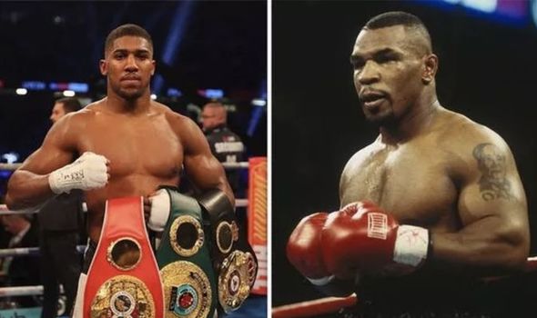 Anthony Joshua and Mike Tyson